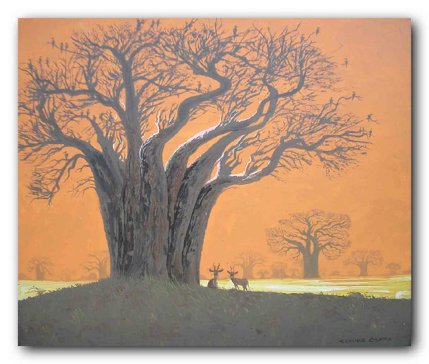 BIRDS IN THE BAOBAB TREE